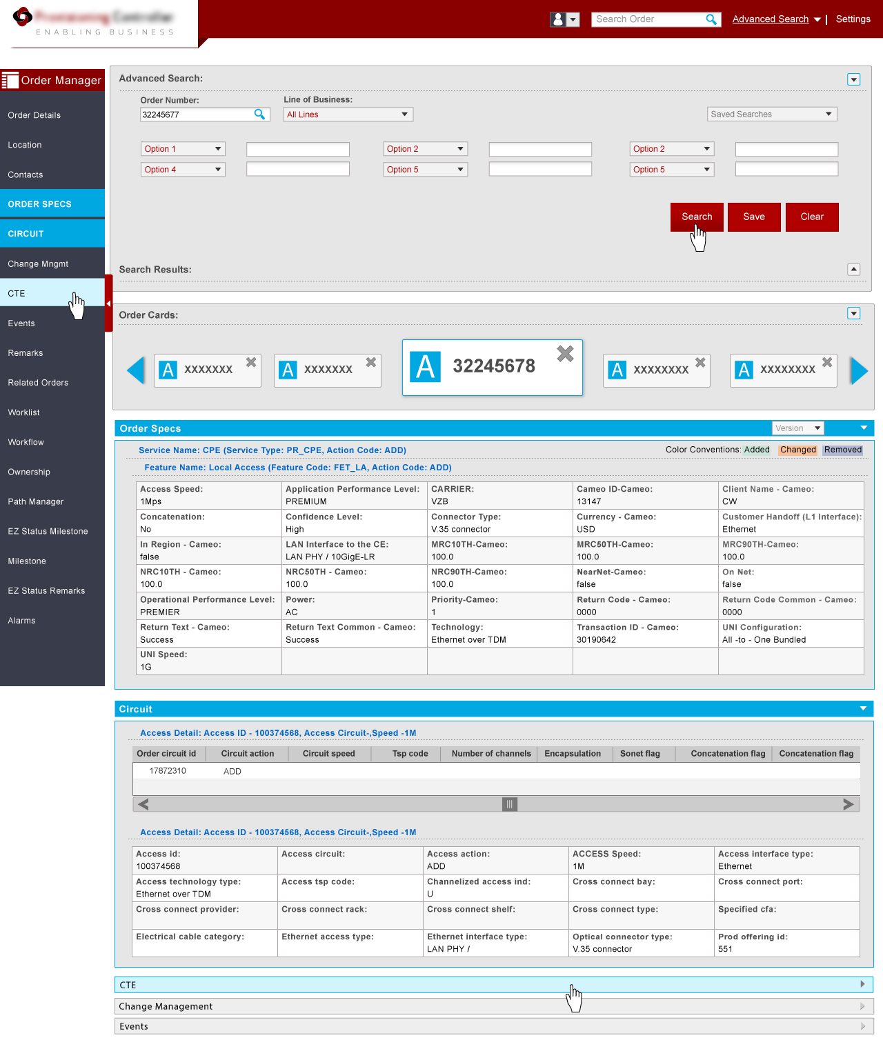 Order Management